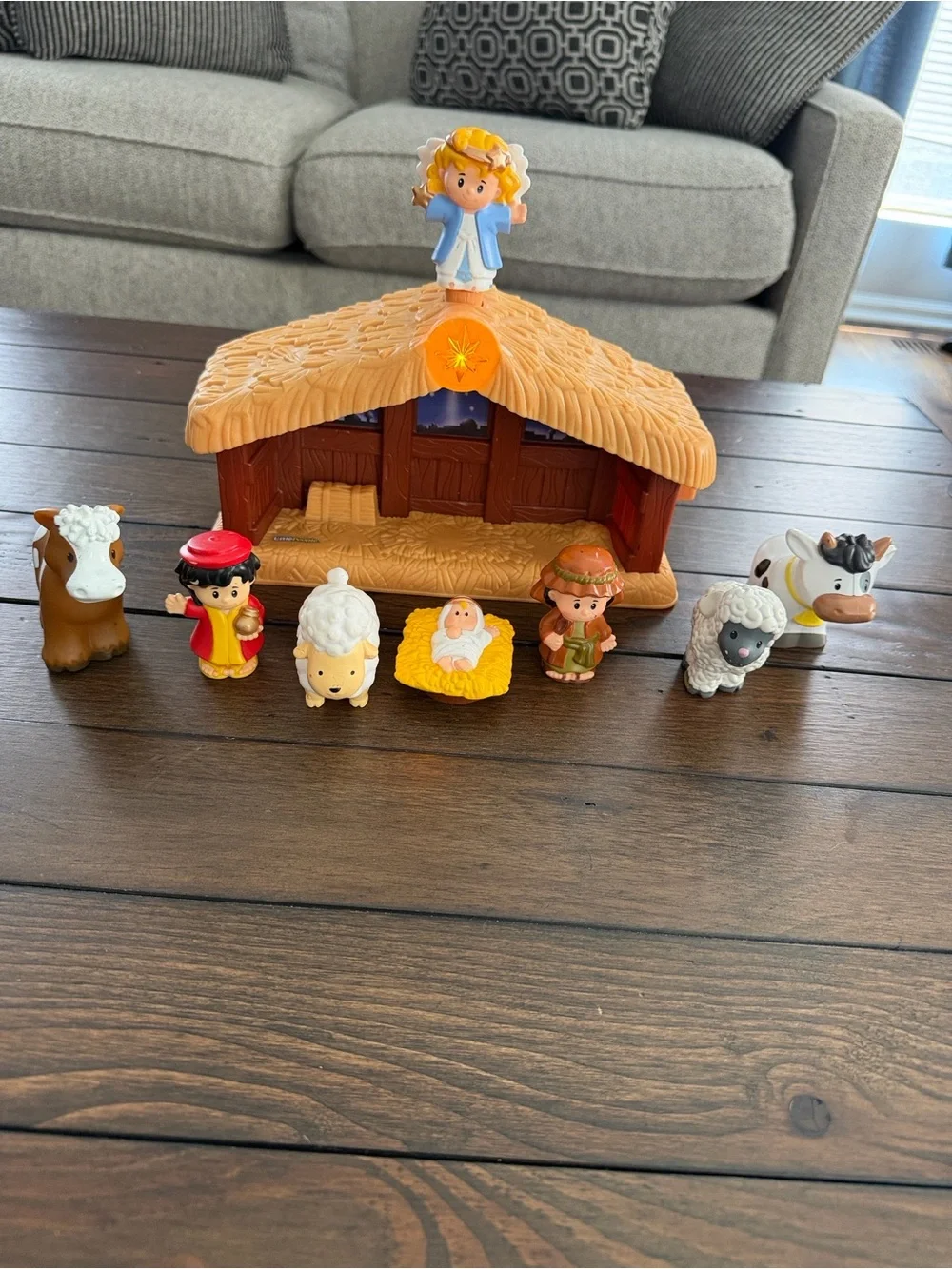 Fisher Price Little People Nativity Set Christmas Manger Scene Figures